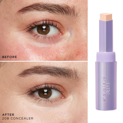 Lunvé Blur Stick | Concealer & Pflege in einem mit Blending-Bürste