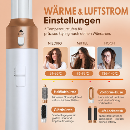 Lunvé Air Styler | 5-in-1 Haar Styler & Trockner