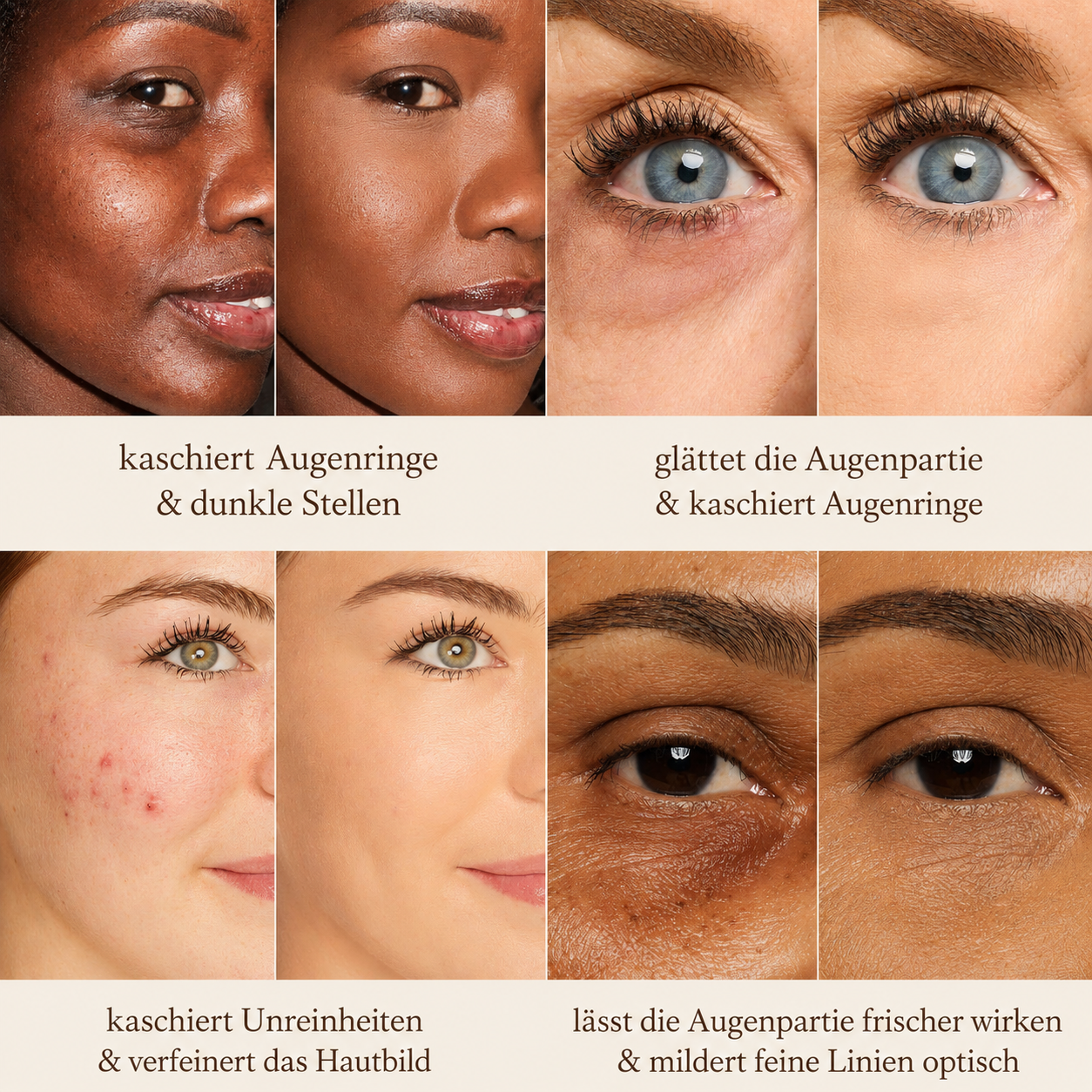Lunvé Blur Stick | Concealer & Pflege in einem mit Blending-Bürste