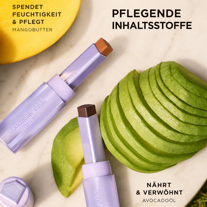 Lunvé Blur Stick | Concealer & Pflege in einem mit Blending-Bürste