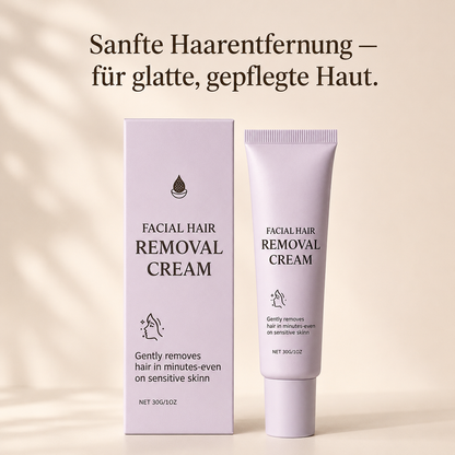 Lunvé Soft Touch | Gesichts-Enthaarungscreme für empfindliche Haut